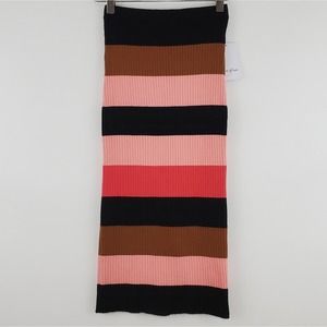 Love, Fire Ribbed Skirt